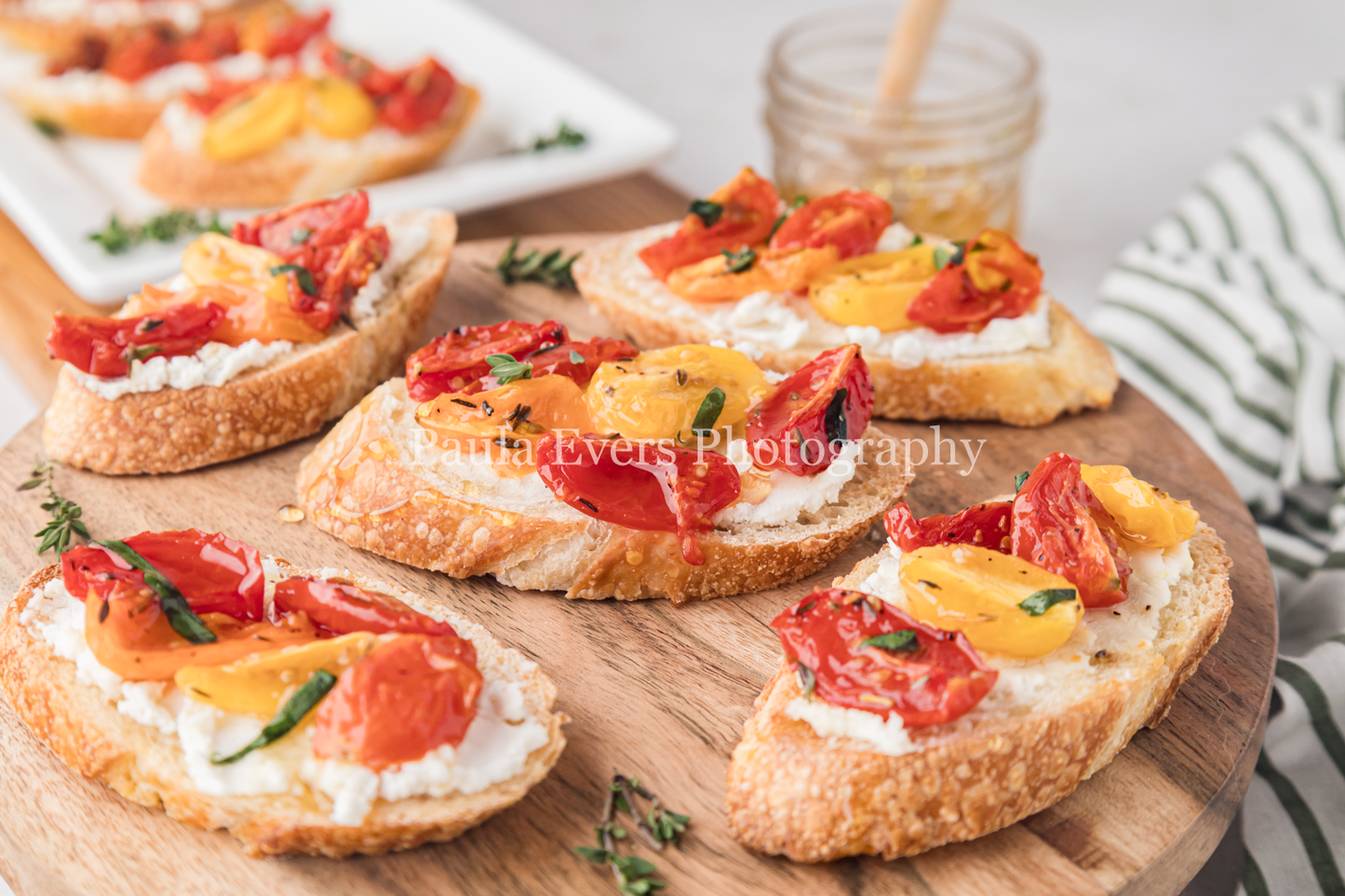 Bruschetta with Honey and Goat Cheese
