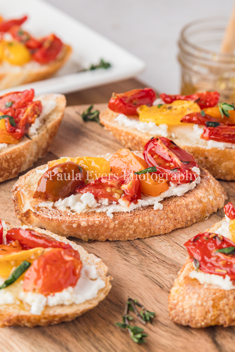 Bruschetta with Honey and Goat Cheese