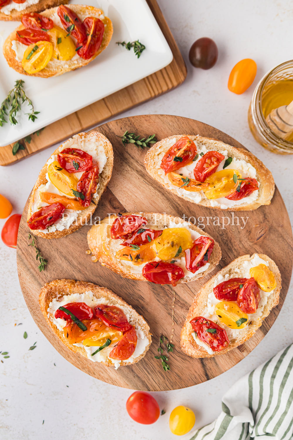 Bruschetta with Honey and Goat Cheese
