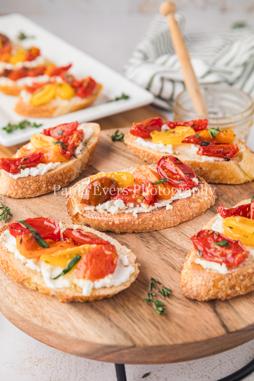 Bruschetta with Honey and Goat Cheese