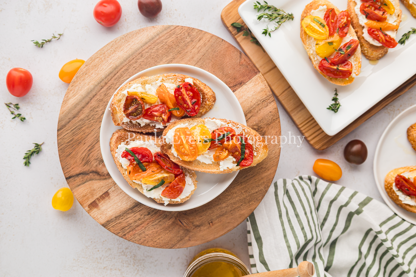 Bruschetta with Honey and Goat Cheese