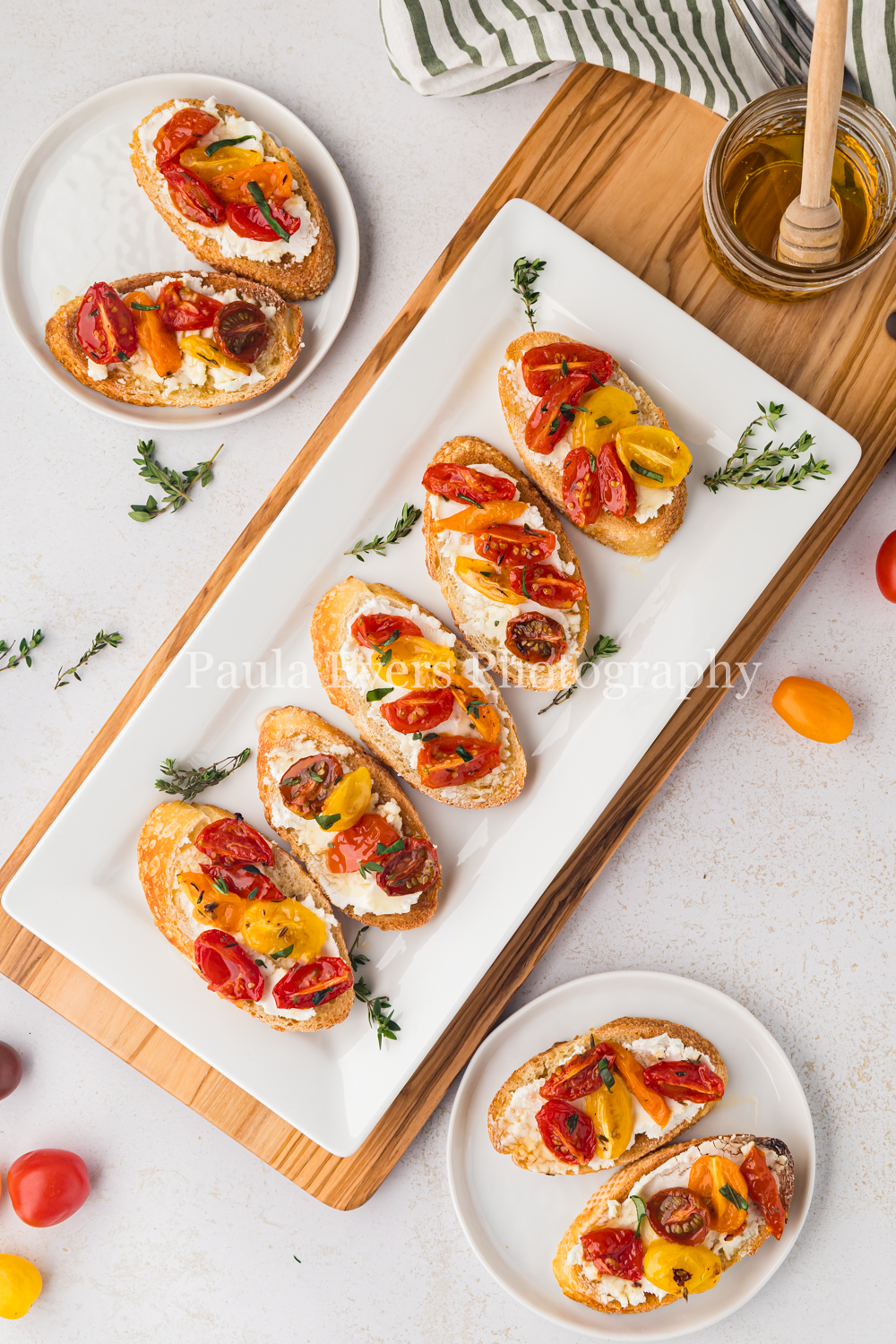 Bruschetta with Honey and Goat Cheese