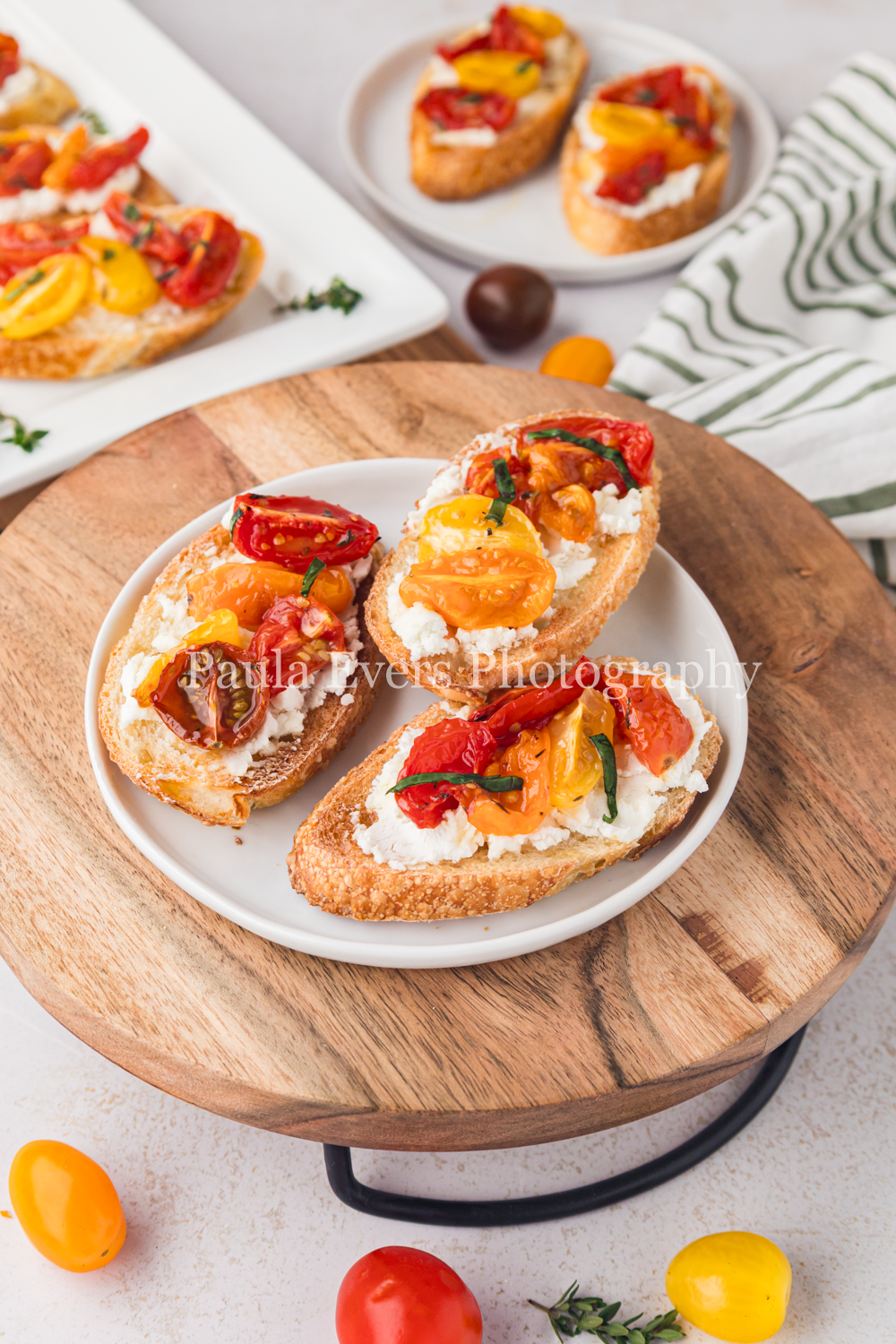 Bruschetta with Honey and Goat Cheese