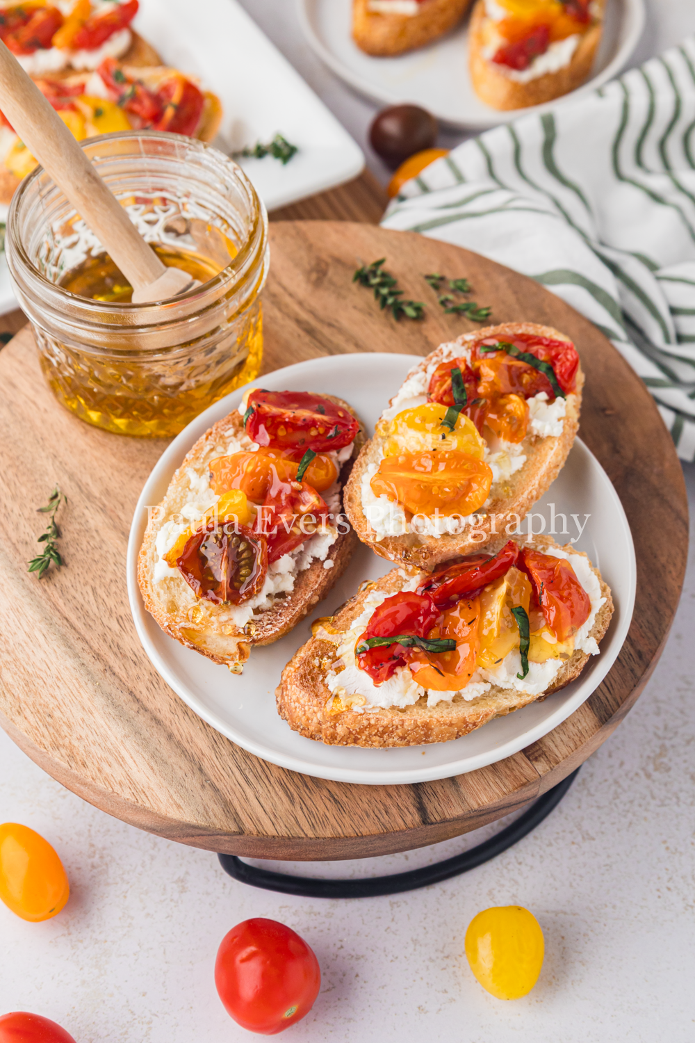 Bruschetta with Honey and Goat Cheese
