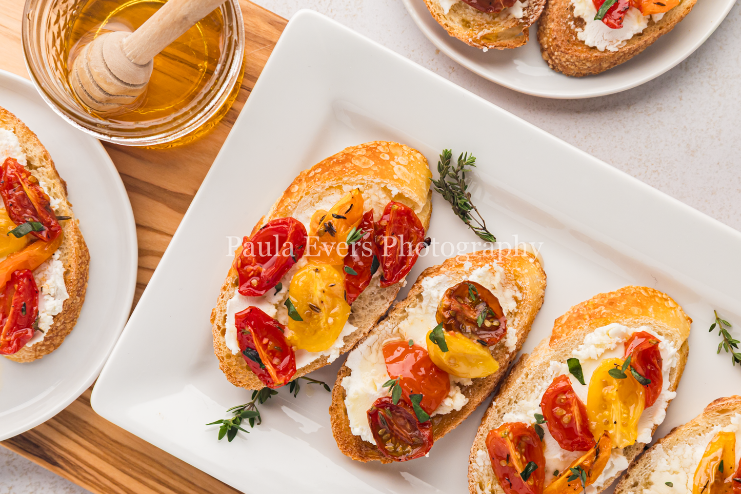 Bruschetta with Honey and Goat Cheese