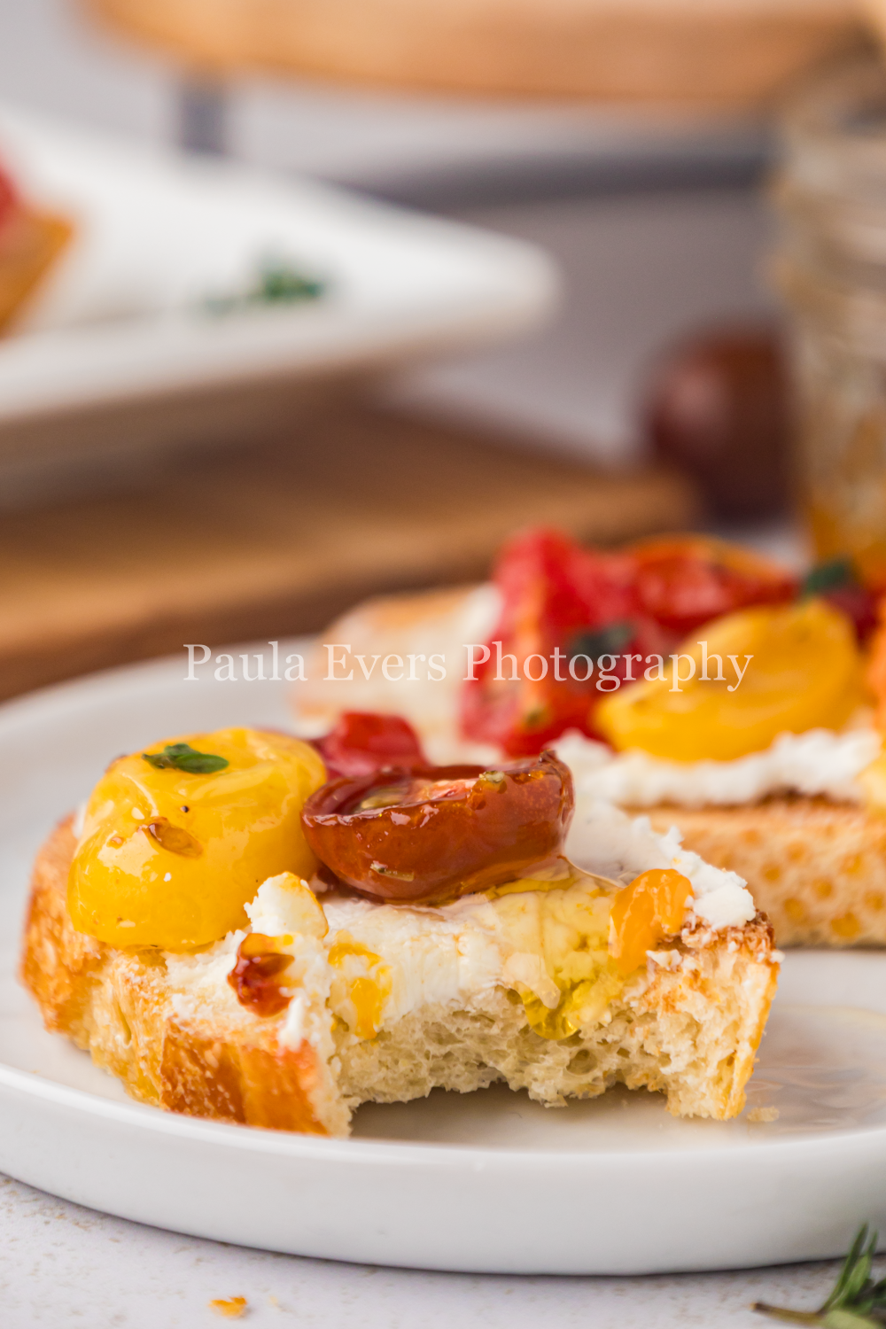 Bruschetta with Honey and Goat Cheese