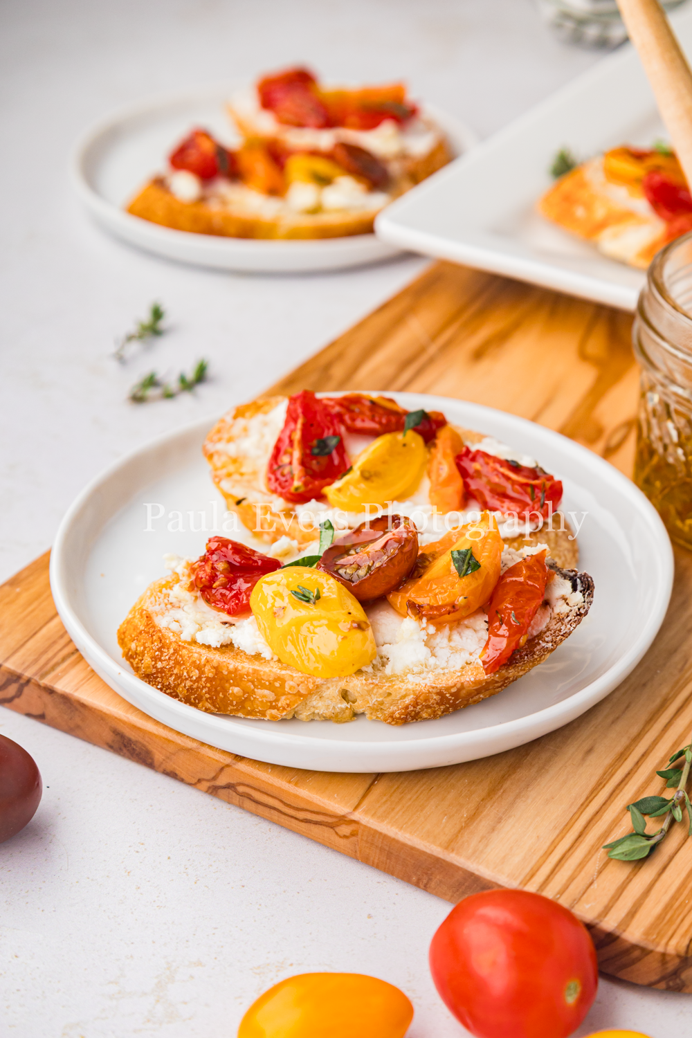 Bruschetta with Honey and Goat Cheese