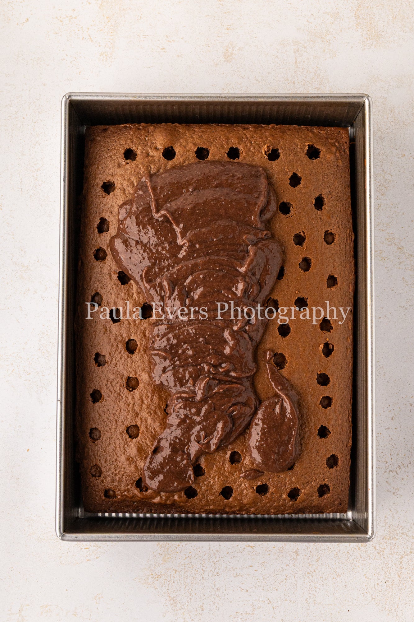 Reese's Peanut Butter Cup Poke Cake