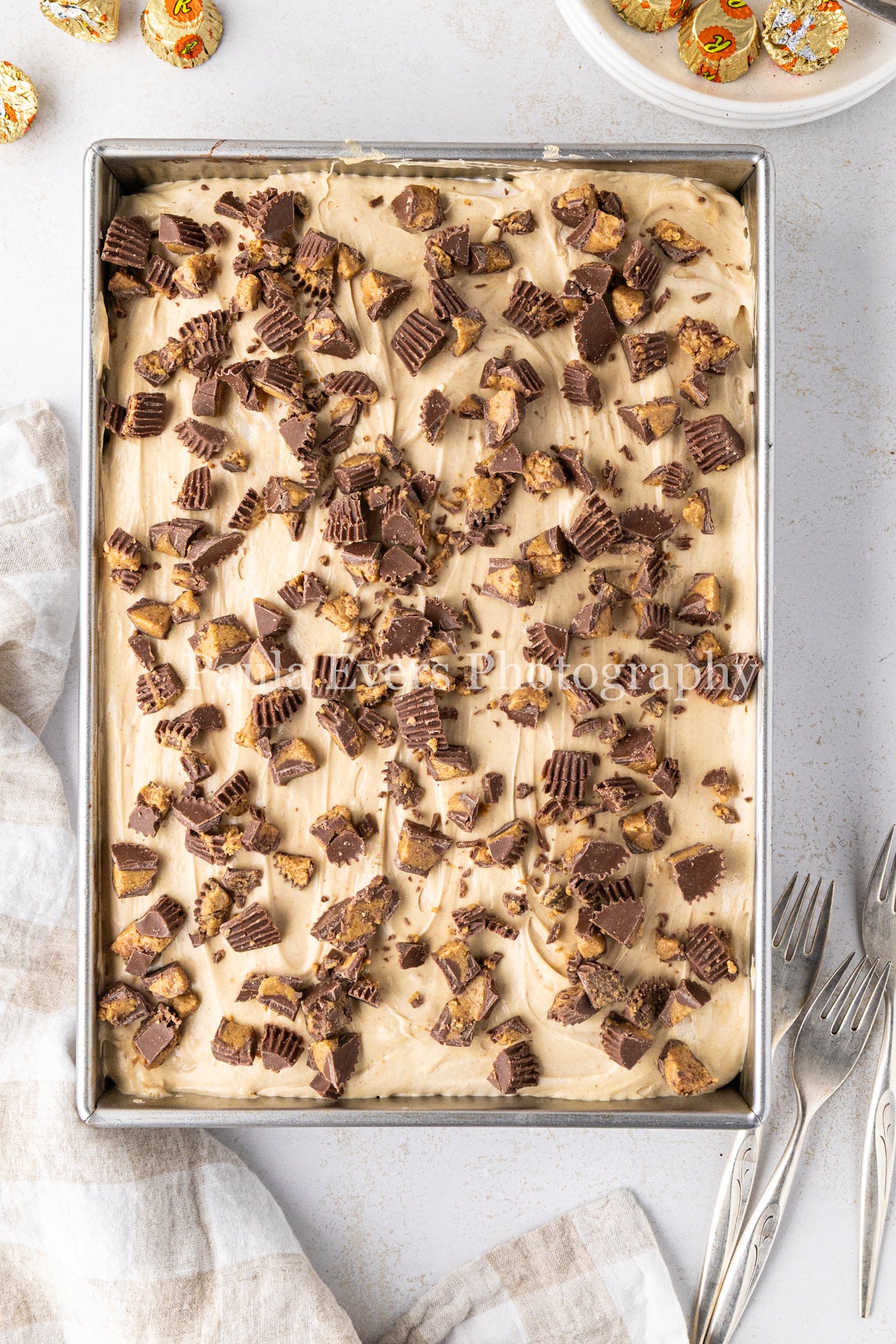 Reese's Peanut Butter Cup Poke Cake