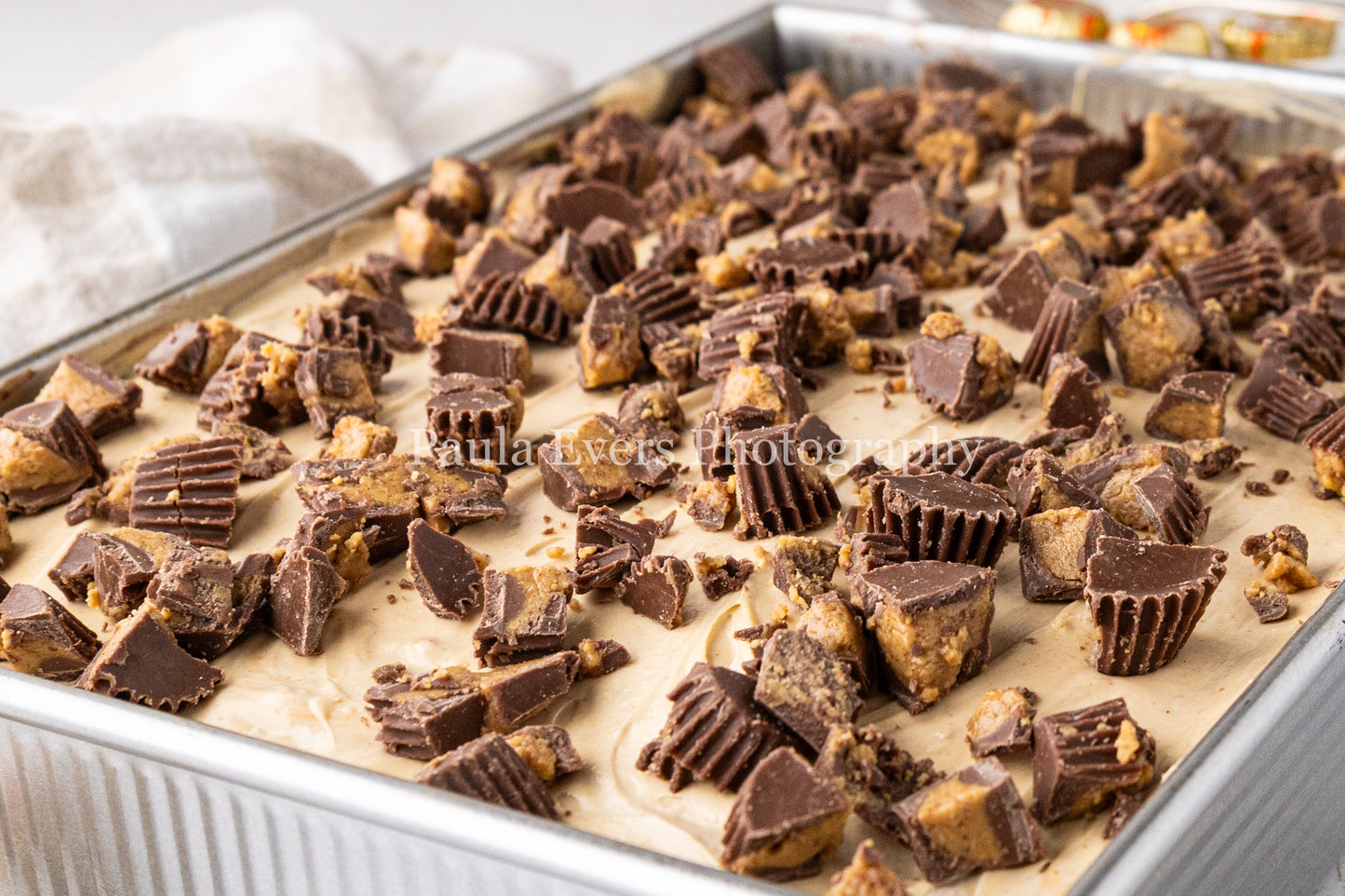 Reese's Peanut Butter Cup Poke Cake