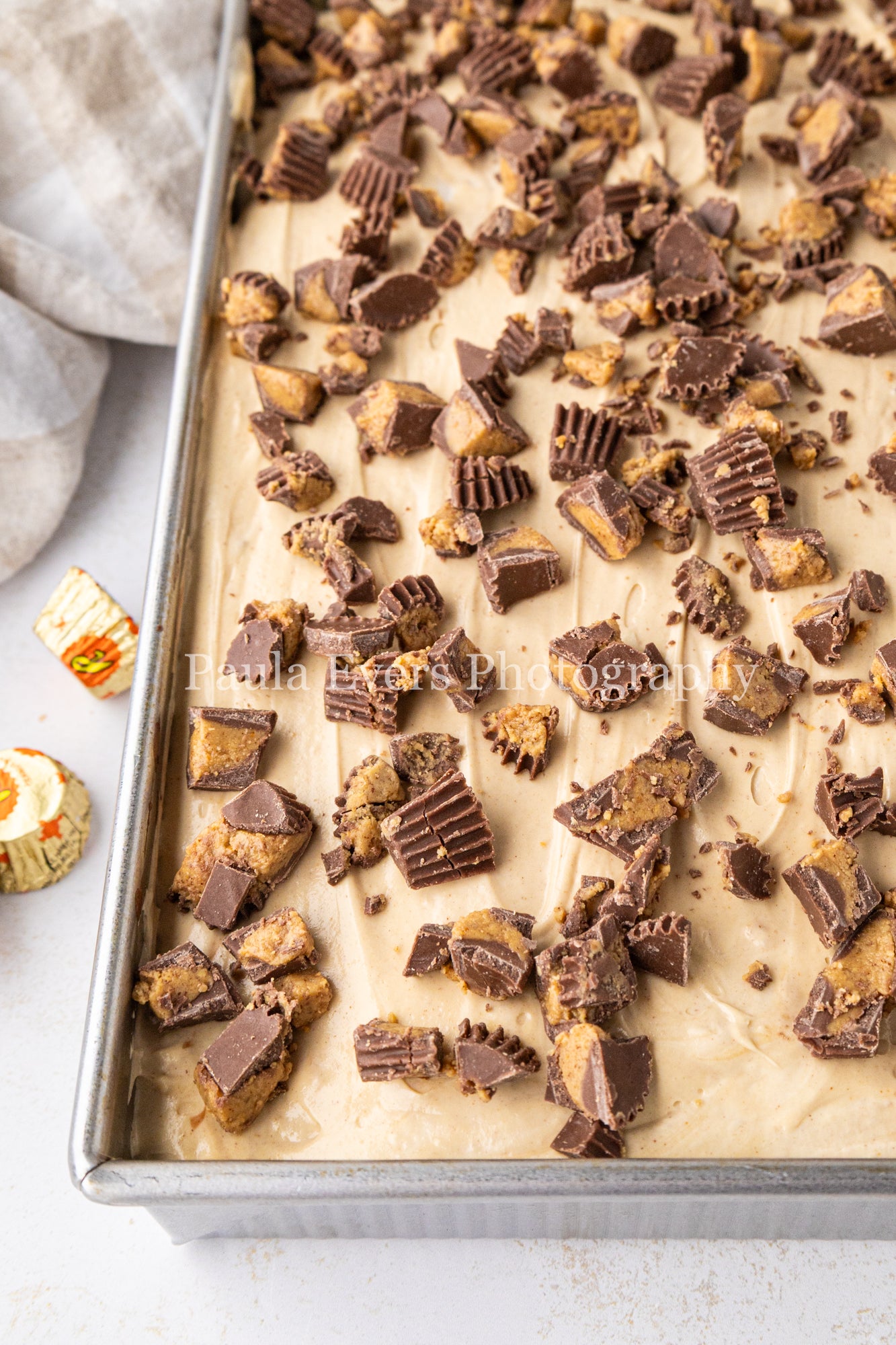Reese's Peanut Butter Cup Poke Cake