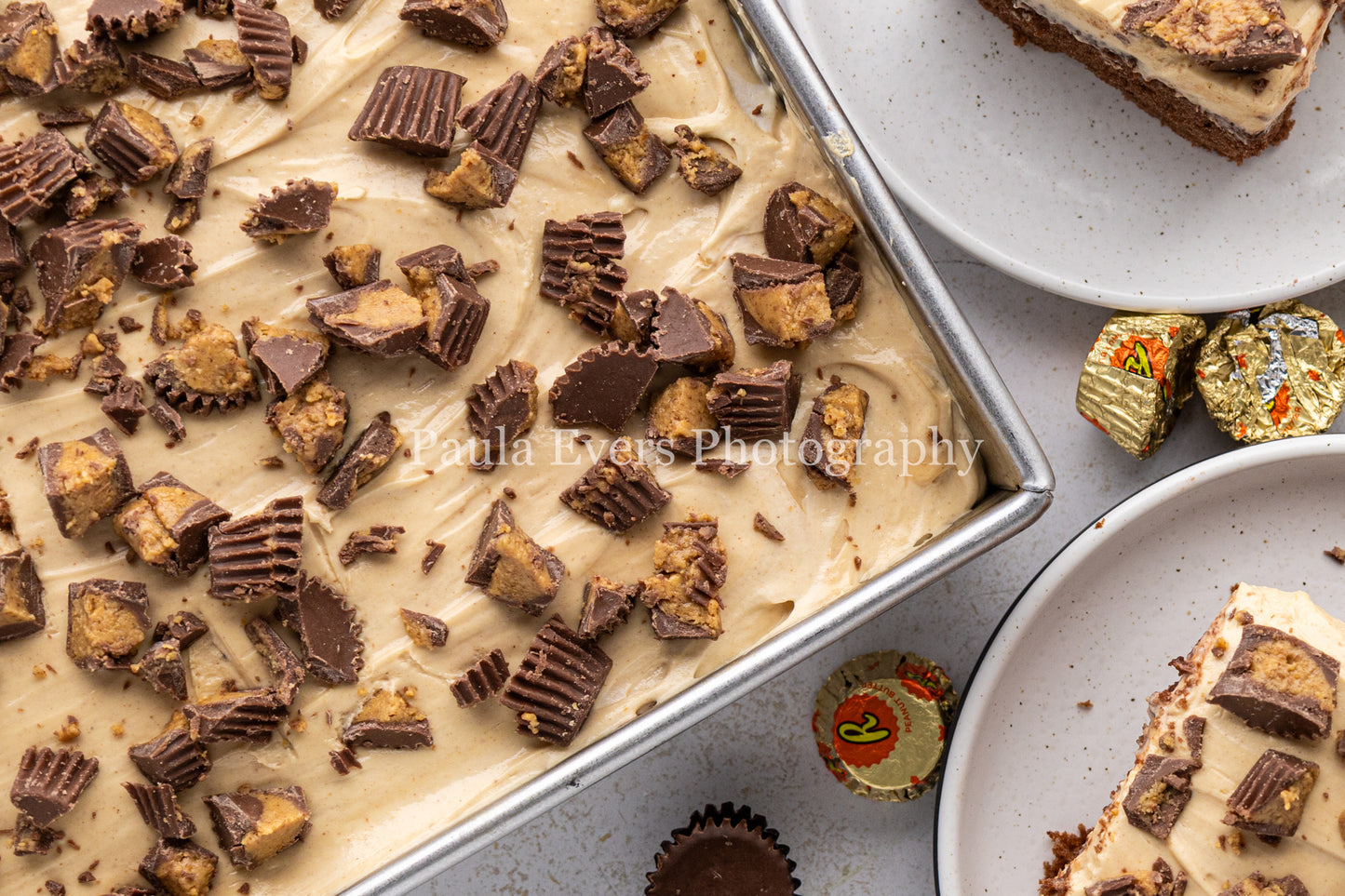 Reese's Peanut Butter Cup Poke Cake