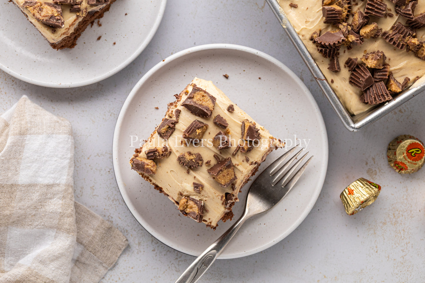 Reese's Peanut Butter Cup Poke Cake