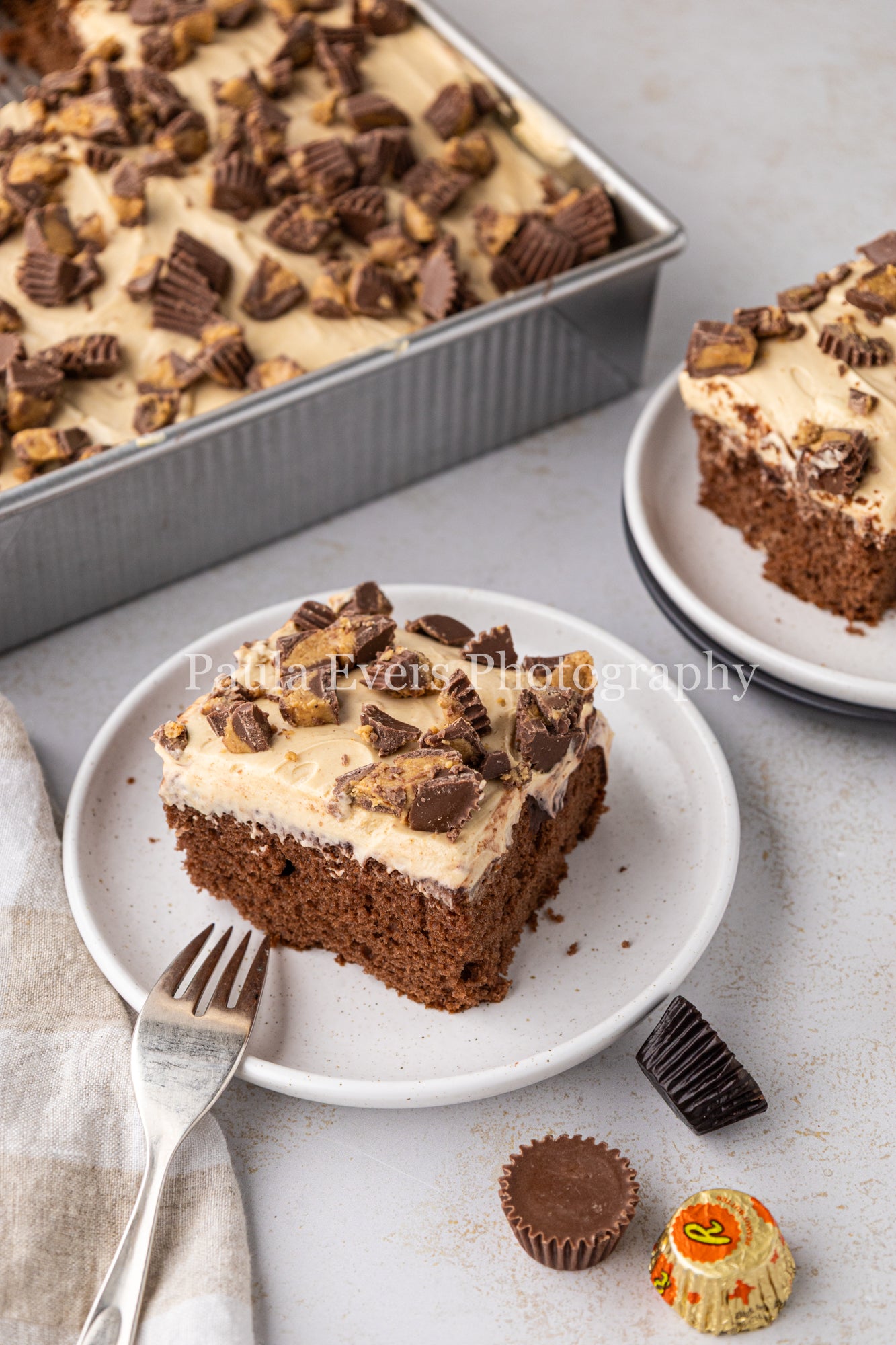 Reese's Peanut Butter Cup Poke Cake