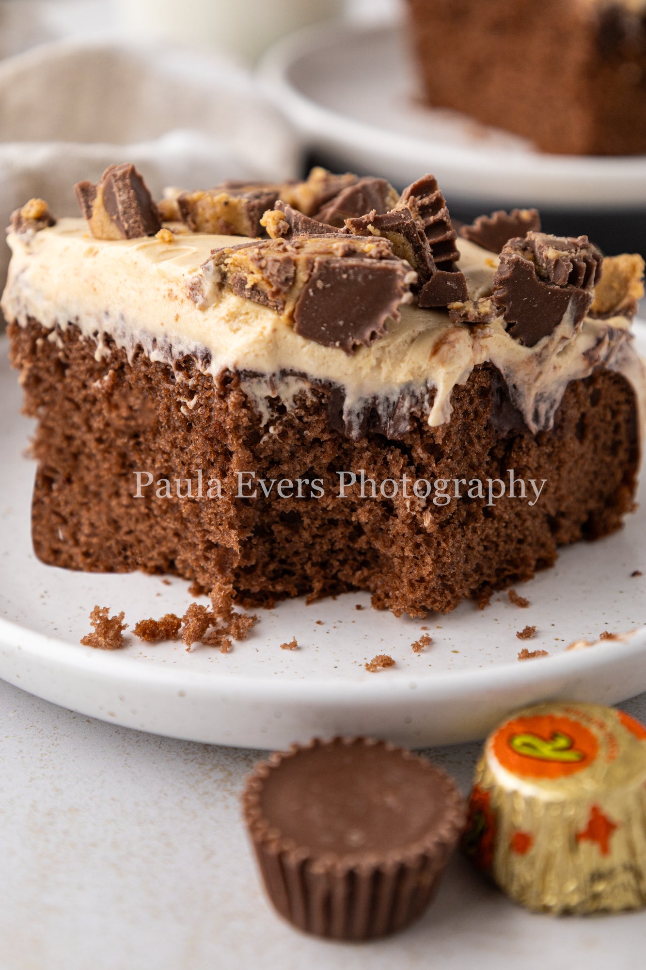 Reese's Peanut Butter Cup Poke Cake
