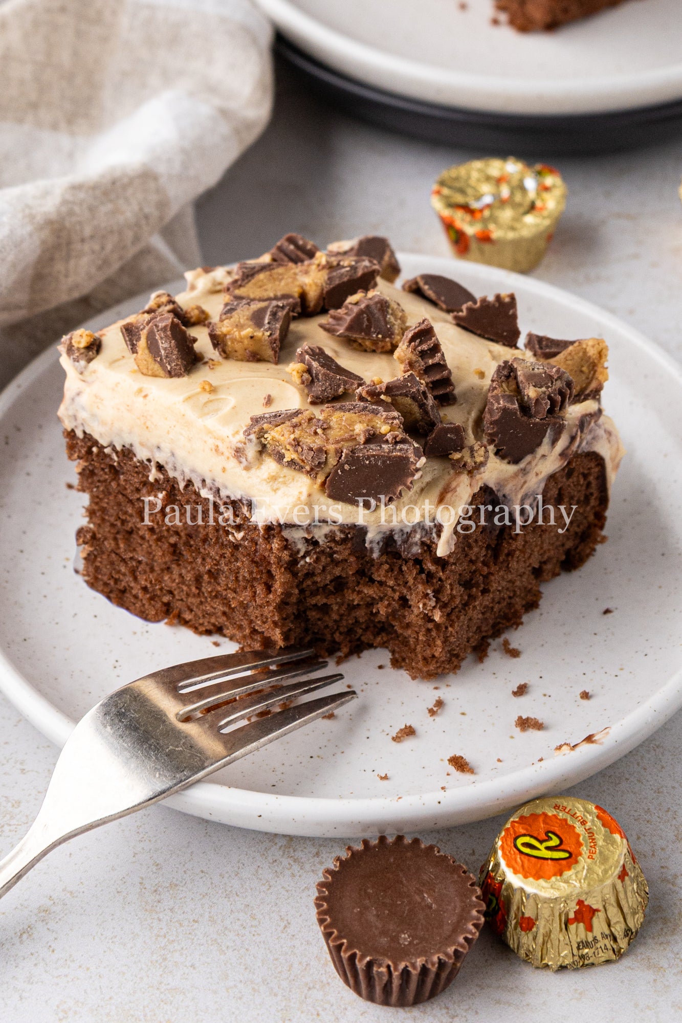 Reese's Peanut Butter Cup Poke Cake