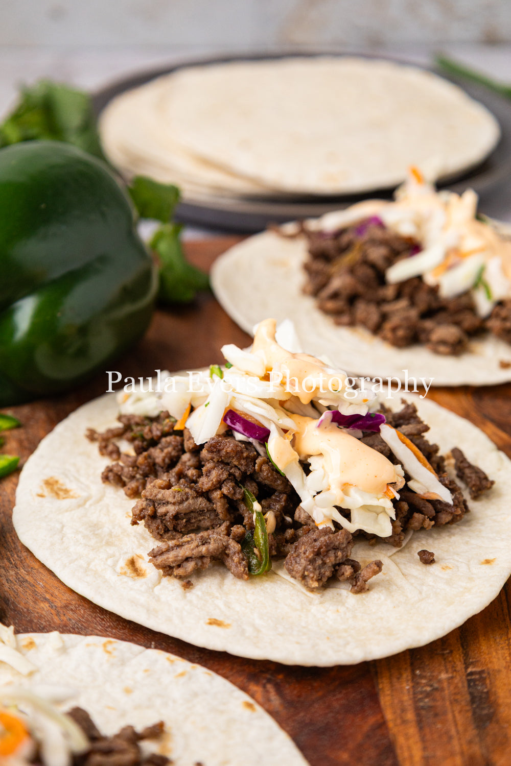 Asian Inspired Beef Tacos