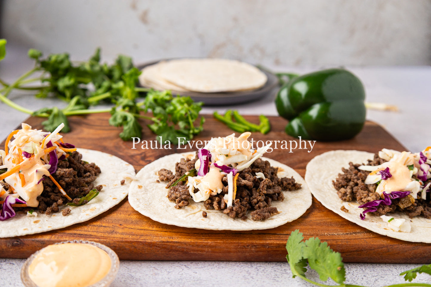 Asian Inspired Beef Tacos