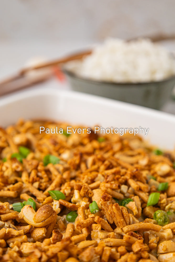 Asian Inspired Cashew Chicken Casserole