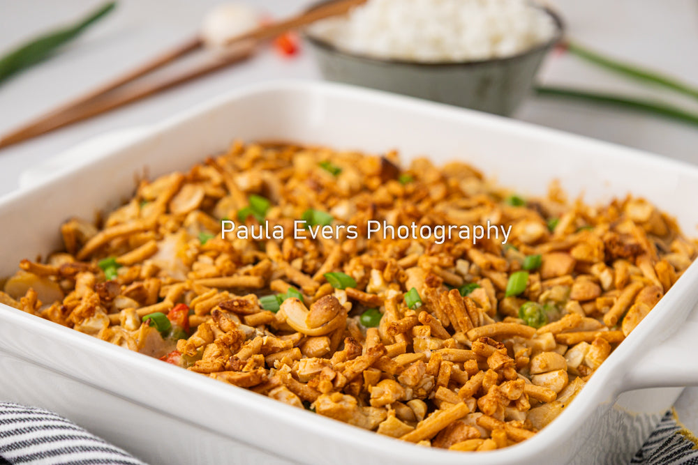 Asian Inspired Cashew Chicken Casserole