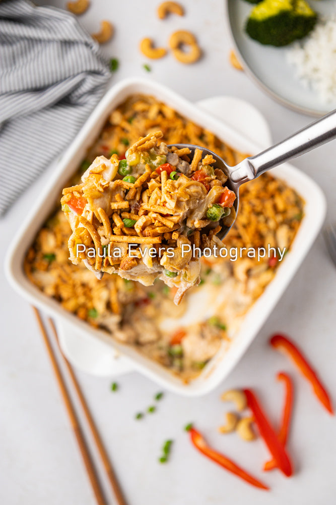 Asian Inspired Cashew Chicken Casserole