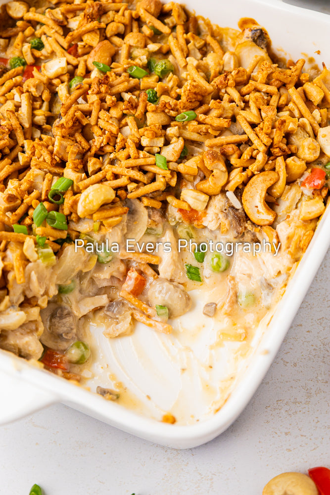Asian Inspired Cashew Chicken Casserole