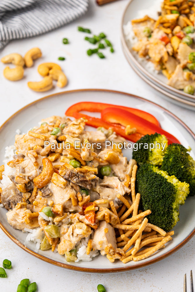 Asian Inspired Cashew Chicken Casserole