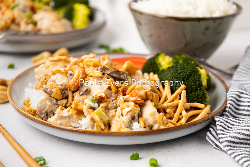 Asian Inspired Cashew Chicken Casserole