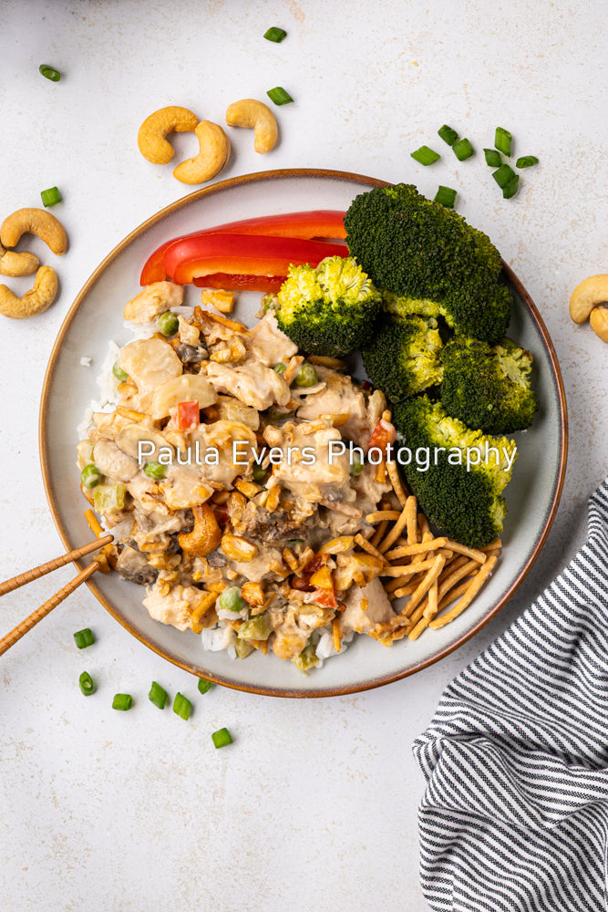 Asian Inspired Cashew Chicken Casserole