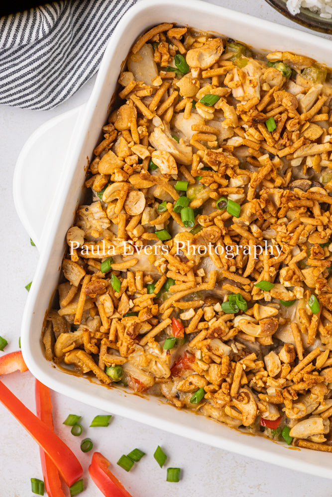 Asian Inspired Cashew Chicken Casserole
