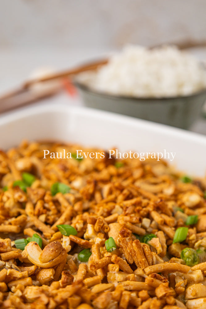 Asian Inspired Cashew Chicken Casserole