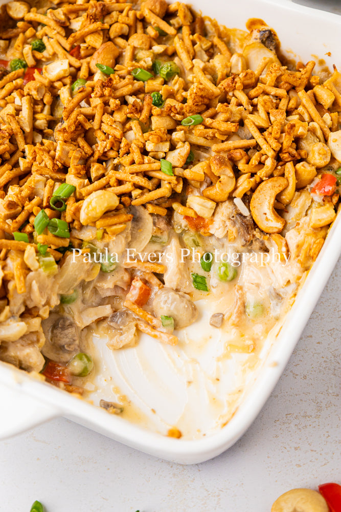 Asian Inspired Cashew Chicken Casserole
