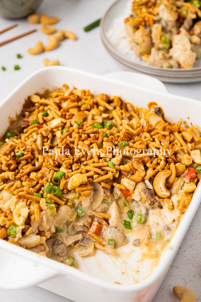 Asian Inspired Cashew Chicken Casserole