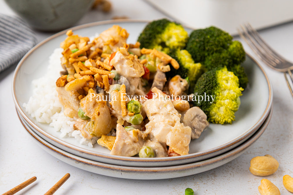Asian Inspired Cashew Chicken Casserole