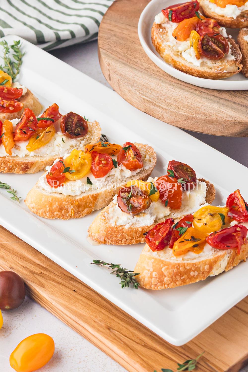 Bruschetta with Honey and Goat Cheese