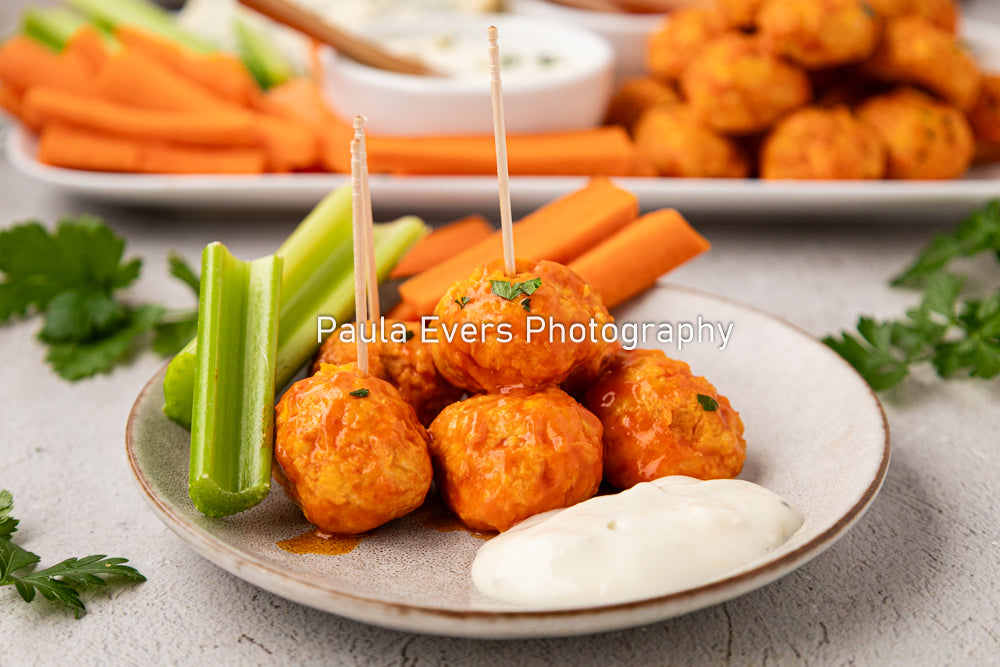 Buffalo Chicken Meatballs