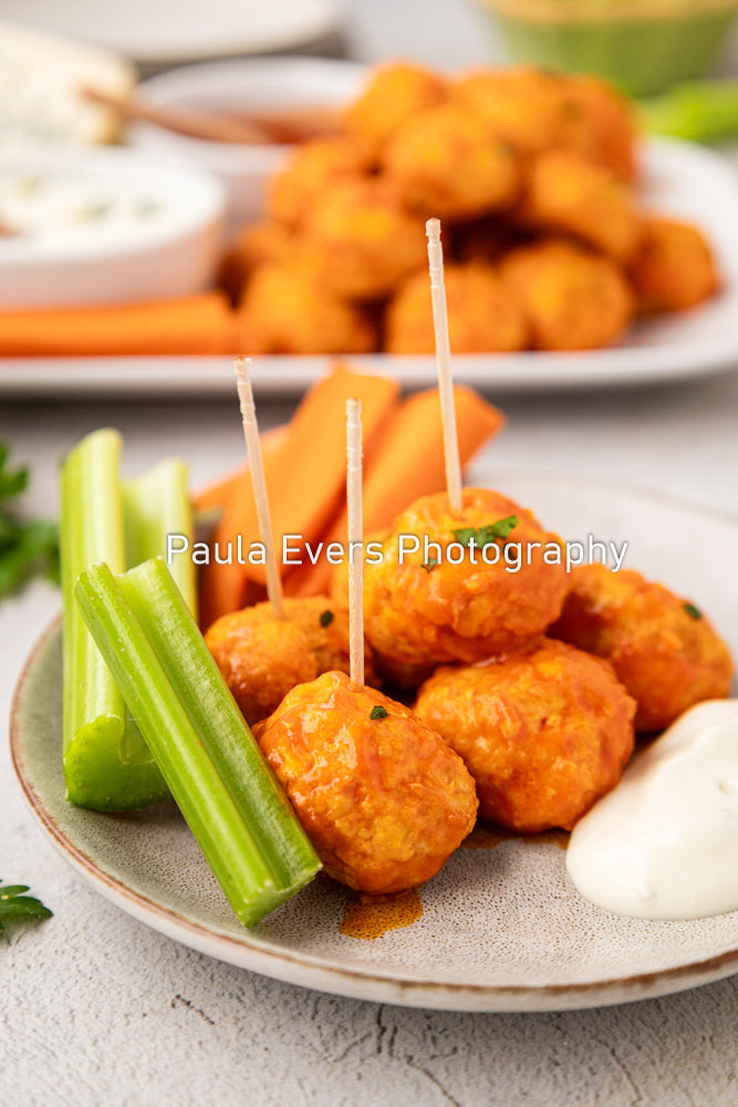 Buffalo Chicken Meatballs