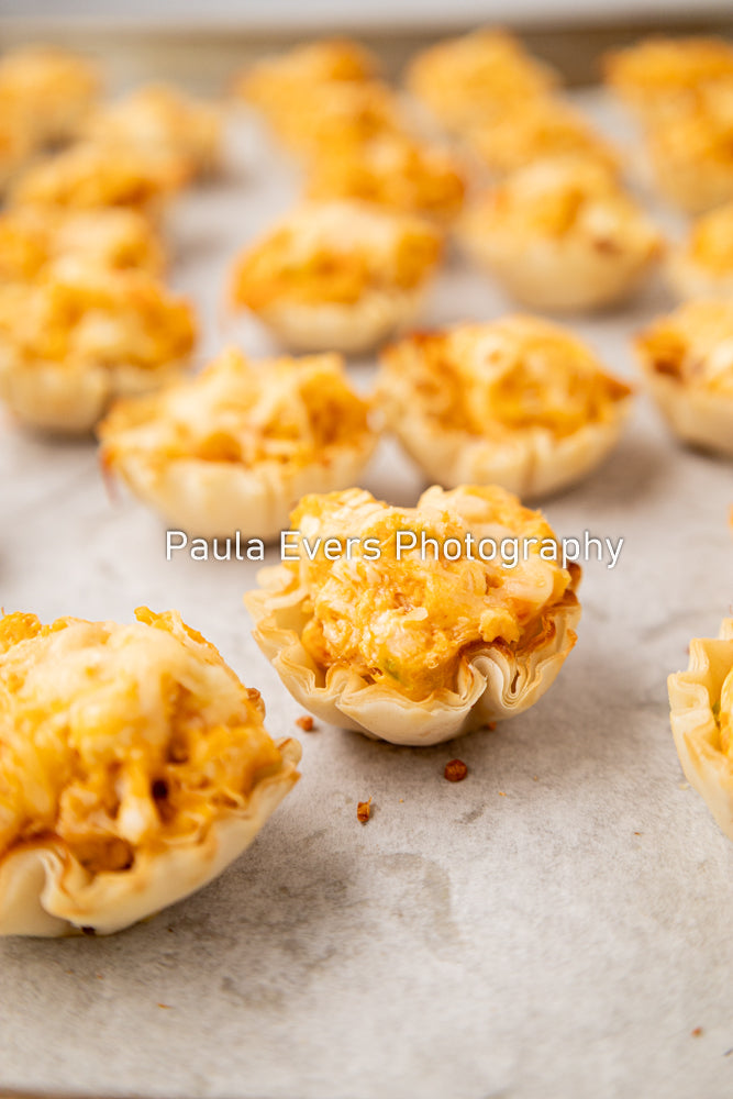 Buffalo Chicken Phyllo Cups