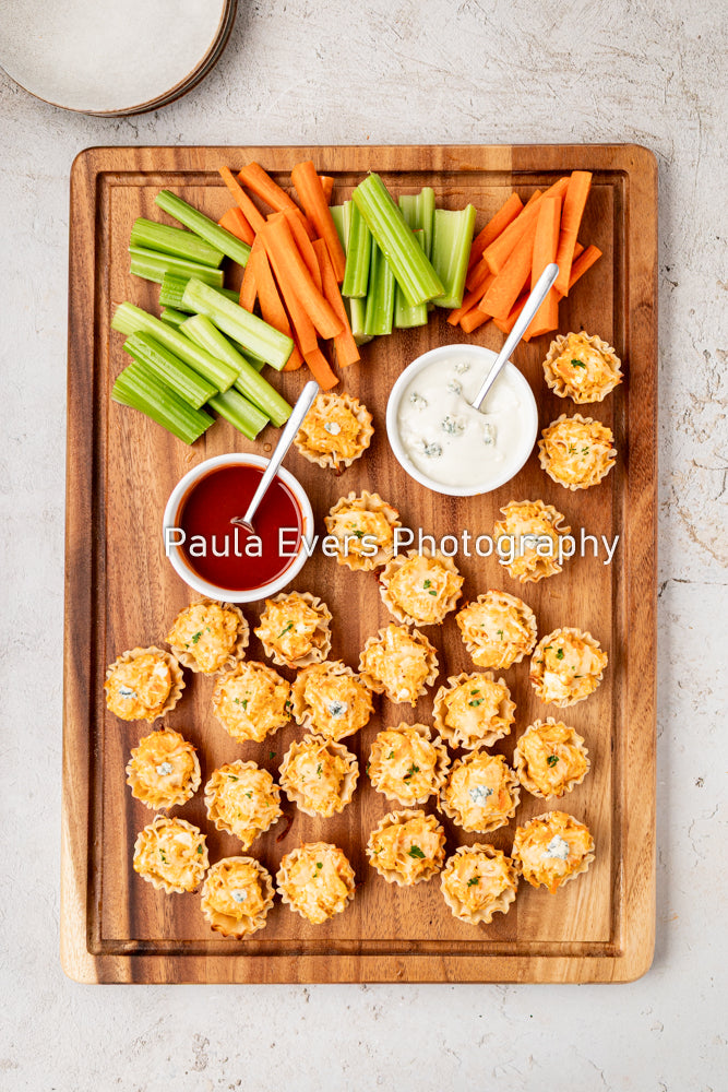 Buffalo Chicken Phyllo Cups