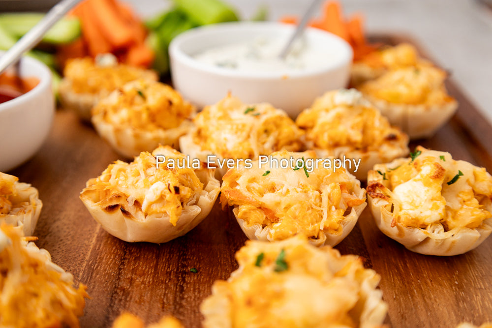 Buffalo Chicken Phyllo Cups