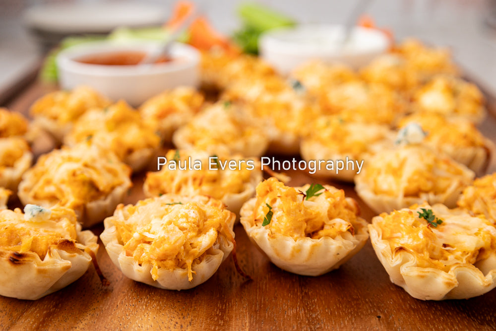 Buffalo Chicken Phyllo Cups