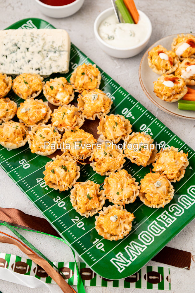 Buffalo Chicken Phyllo Cups