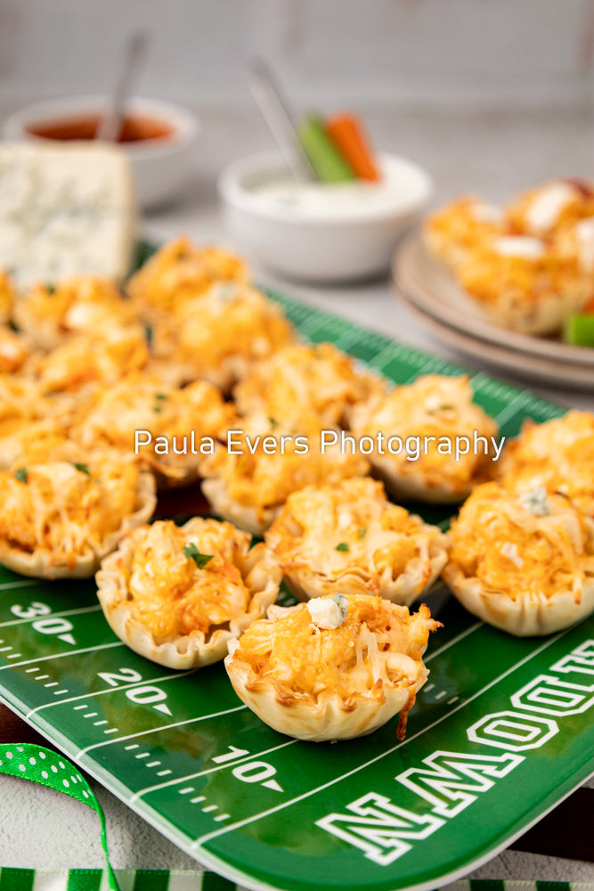 Buffalo Chicken Phyllo Cups