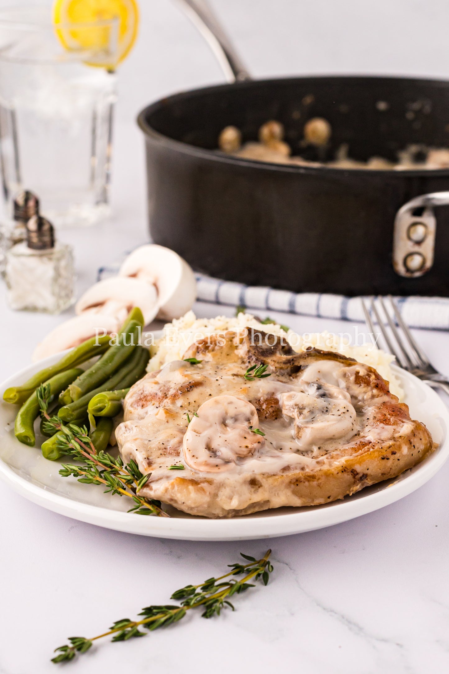 Classic Pan Fried Pork Chops with Mushroom Soup