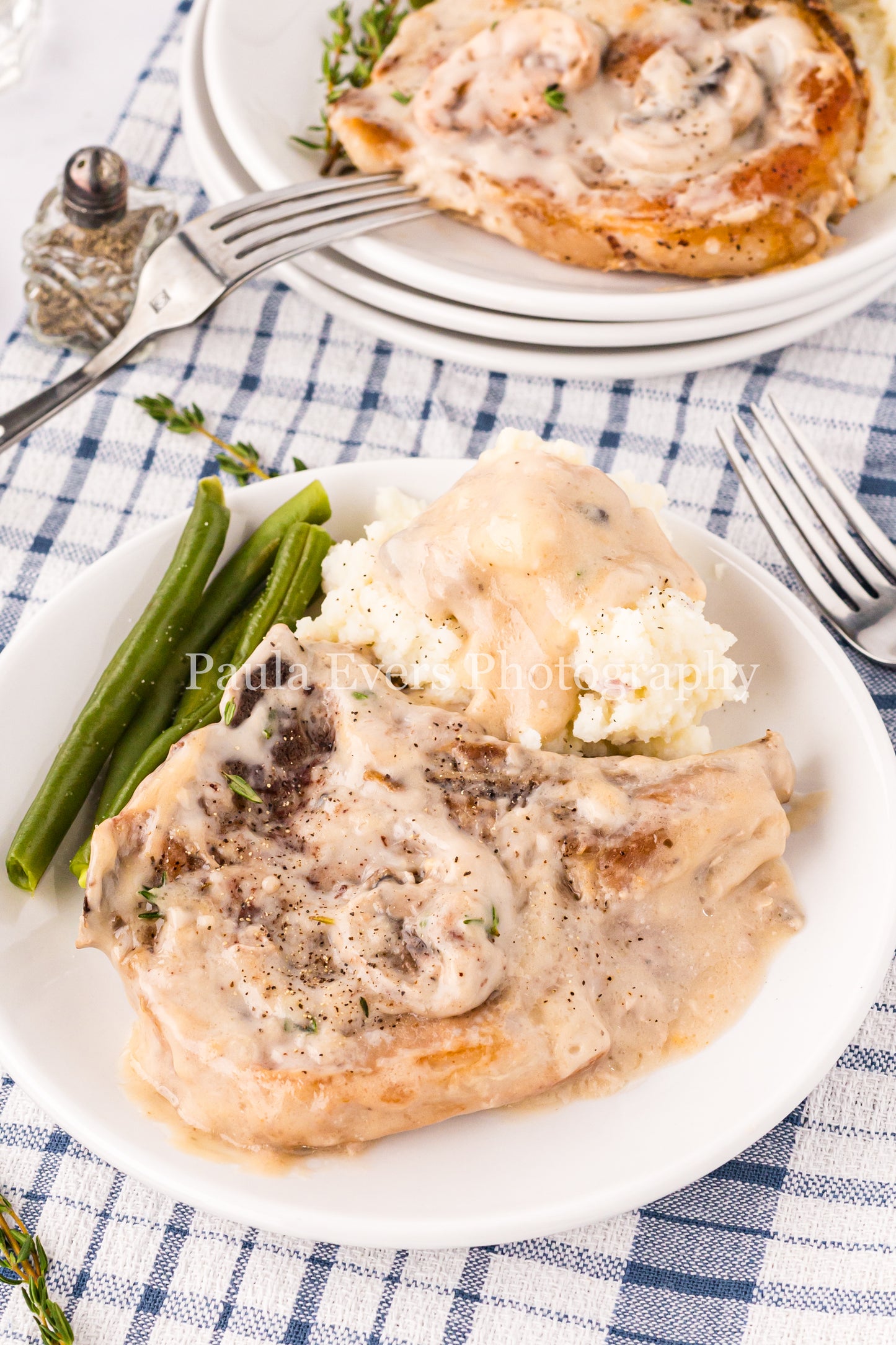 Classic Pan Fried Pork Chops with Mushroom Soup