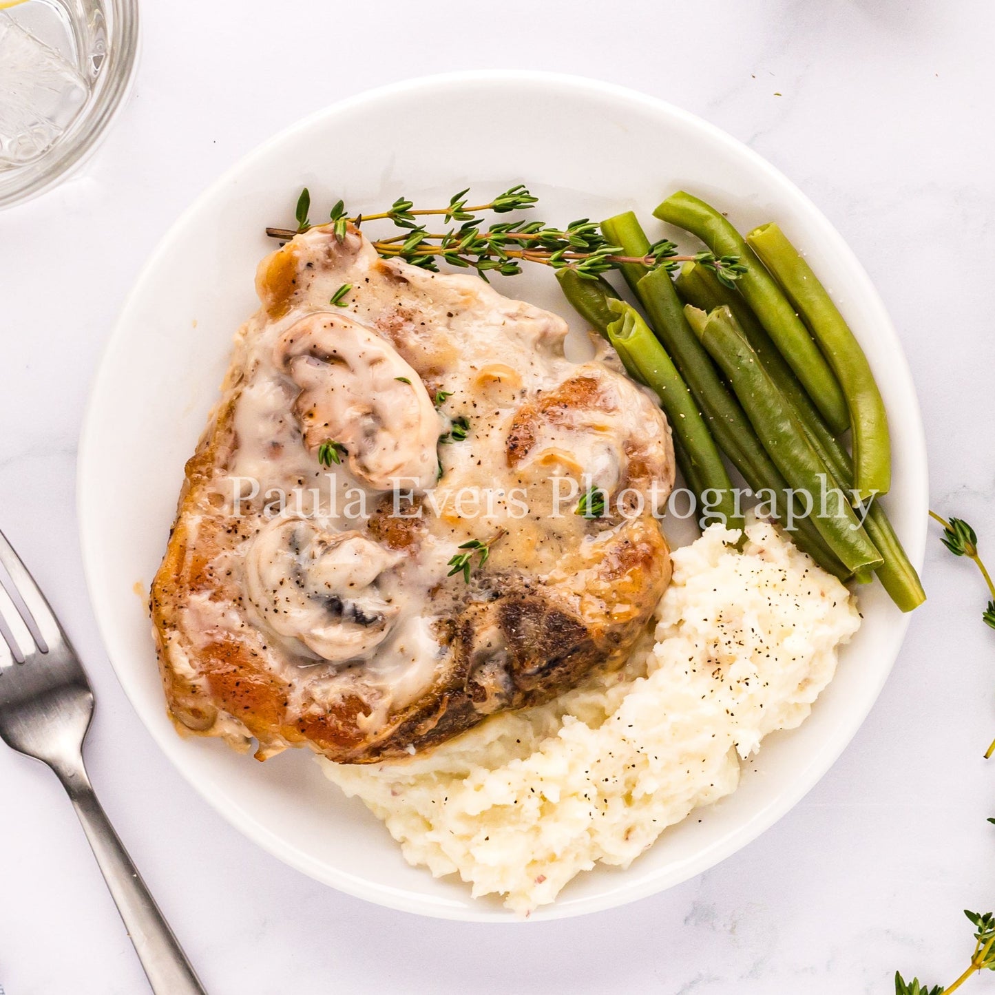 Classic Pan Fried Pork Chops with Mushroom Soup