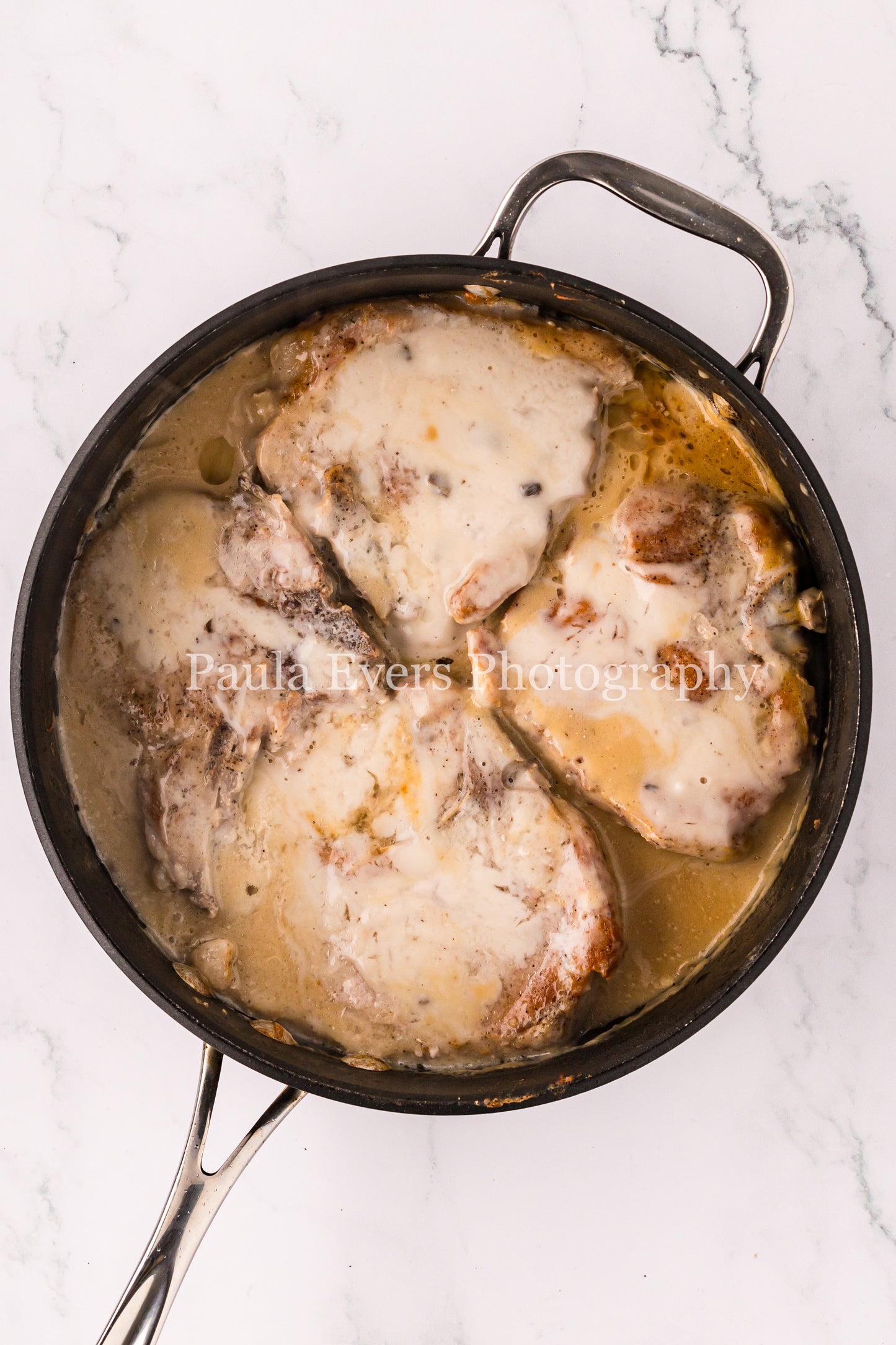 Classic Pan Fried Pork Chops with Mushroom Soup