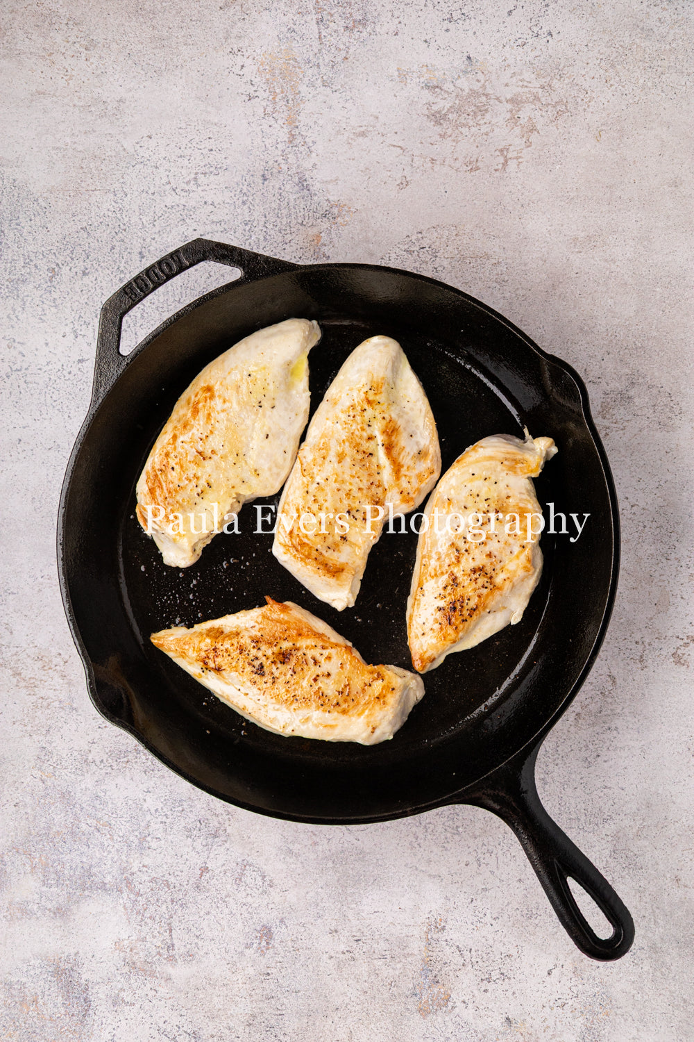 Lemon Chicken with Dijon Mustard on Corn Fritters