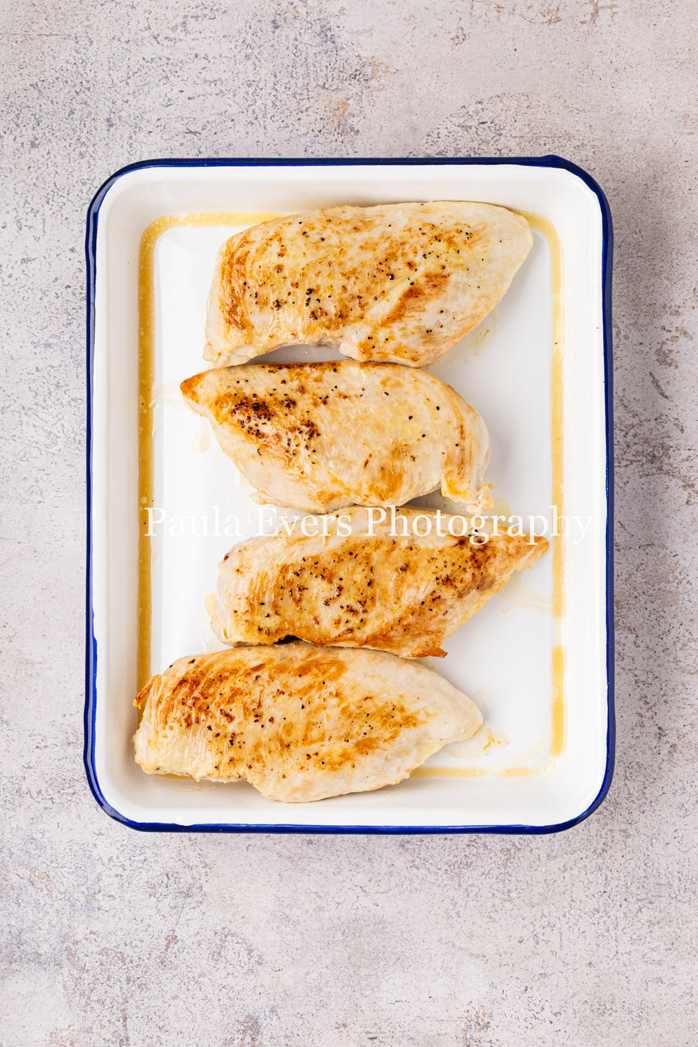 Lemon Chicken with Dijon Mustard on Corn Fritters
