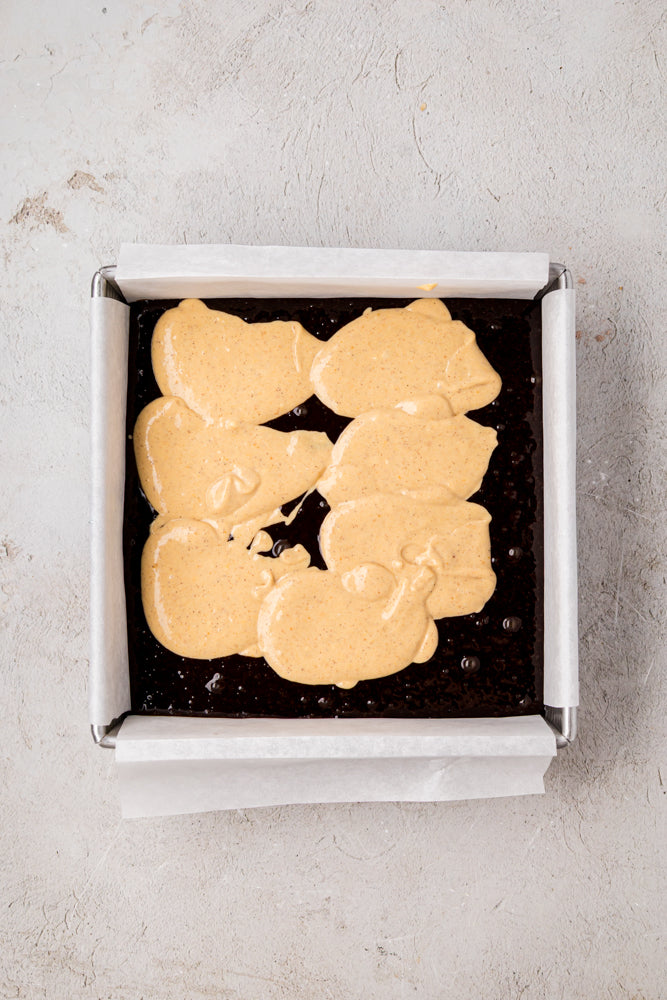 Pumpkin Cheesecake Brownies